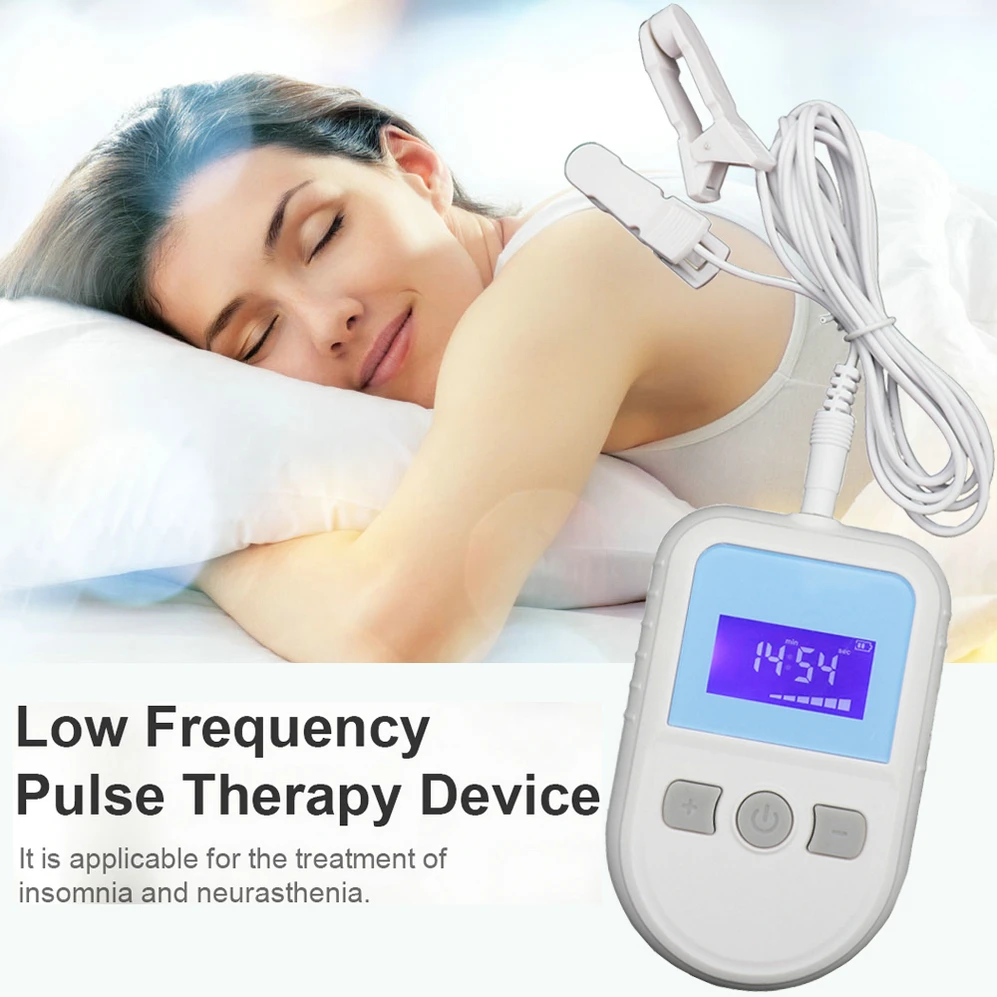 

New Cranial Electrotherapy Stimulator Sleep Device for Anxiety Insomnia Depression Help Sleep Electrotherapy