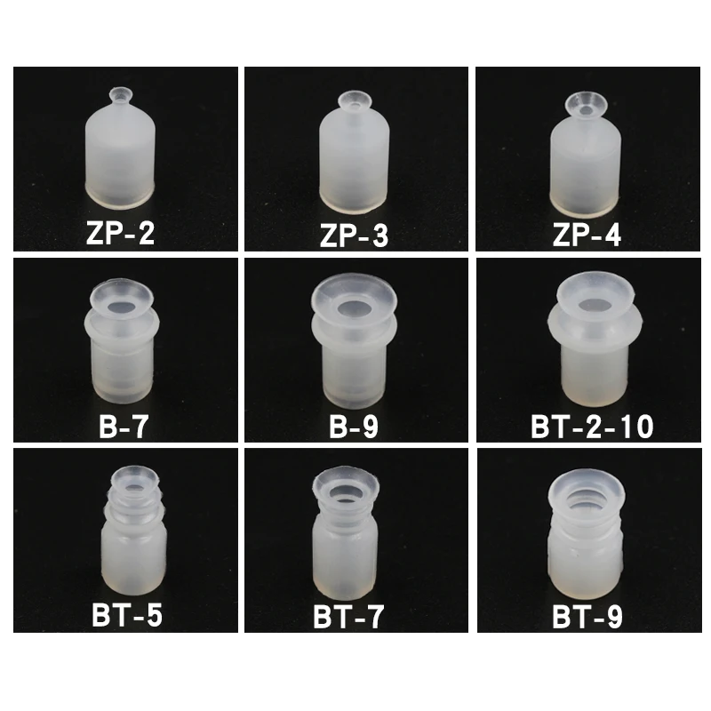 10pcs One/Two/Three-Layer Mini Vacuum chuck pneumatic components ZP-2346810 industrial manipulator silicone suction cups