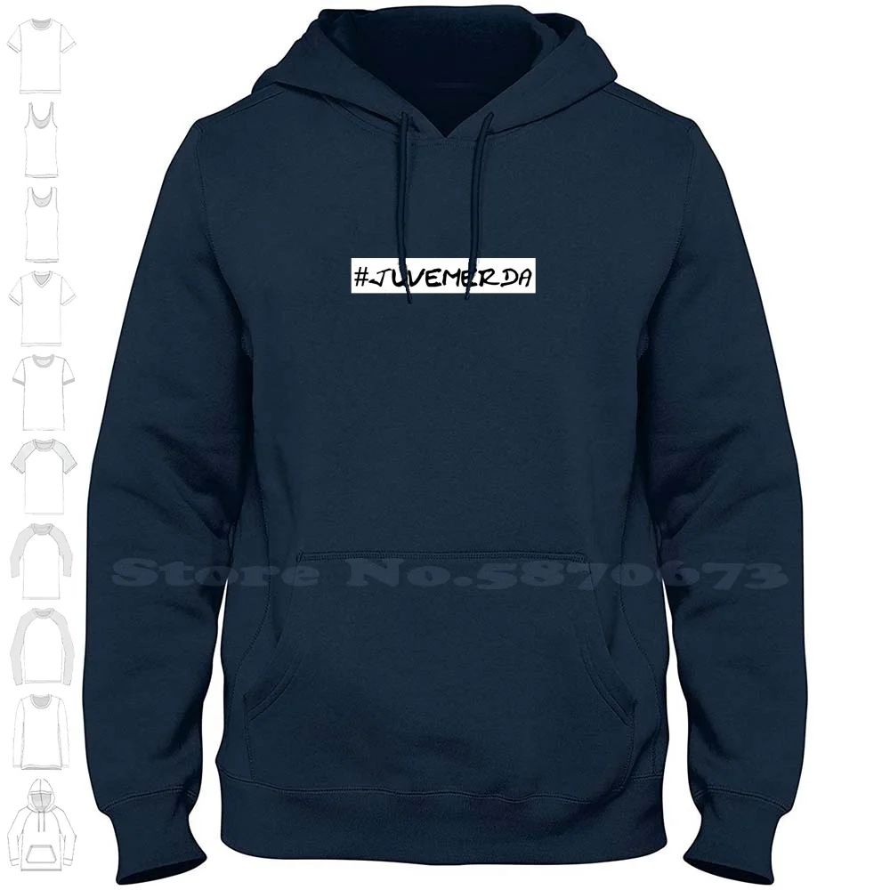 #Juvemerda 100% Cotton Hoodie T-Shirt Juvemerda Torino Atalanta Napoli Soccer Devastman M Keep Calm And Inter San Siro Milano