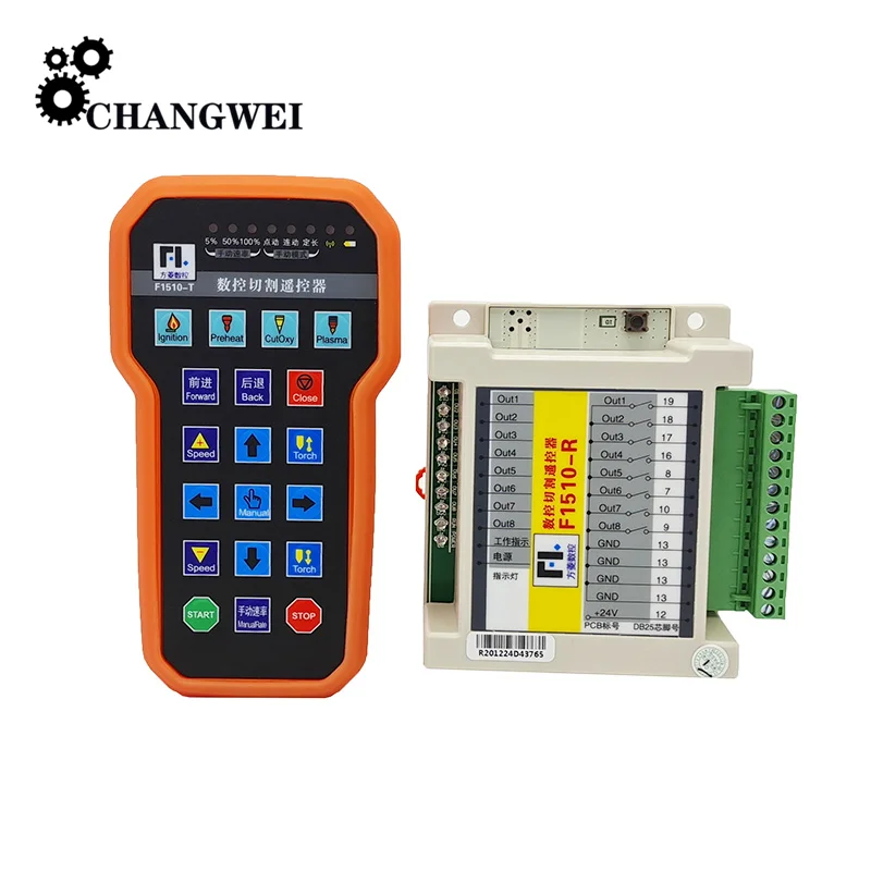 

Пульт дистанционного управления с ЧПУ, беспроводной, F1510-R + F1510-T, для системы плазменного управления с ЧПУ F2100B, F2300A, F2300B