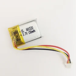 3.7V 601520 150mAh Rechargeable li-Polymer Li-ion Battery For TOYS DVR GPS PDA bluetooth Speaker power bank Replace PL601520
