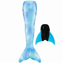 Mermaid Tails with Pink and Black Monofin #6