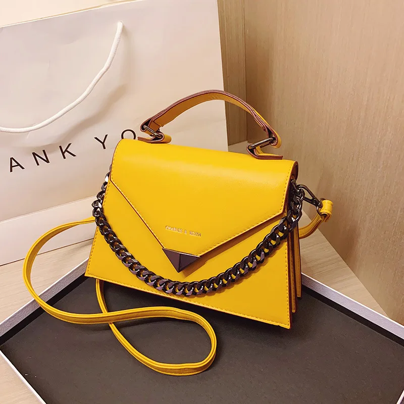 New Solid Leather Crossbody Bags For Women 2024 New Chain Luxury Design Handbags Ladies Messenger Shoulder bags Female Purses