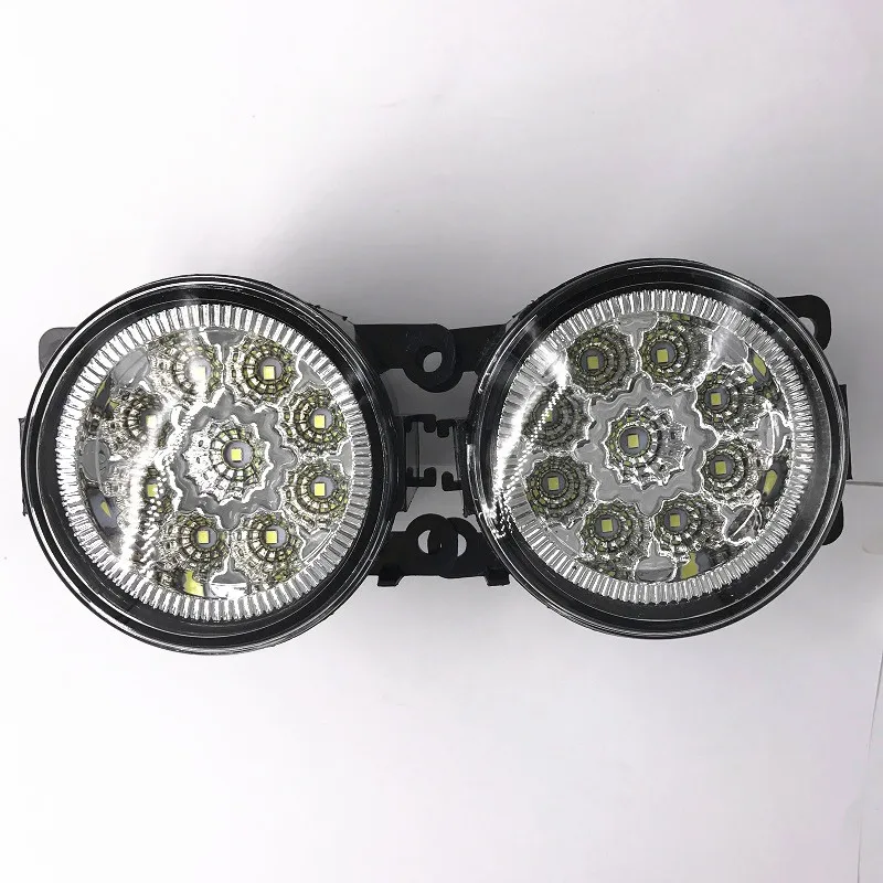 

Fog Lamp Assembly angel eyes Fog Light For Renault Duster Megane Fluence Koleos Kangoo Led Fog Lights 30W 1set