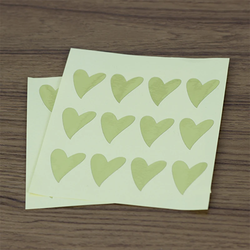 160PCS Golden Love Baking Packaging Sticker DIY Decorative Sticker Candy Gift Box Sealing Sticker Self-adhesive