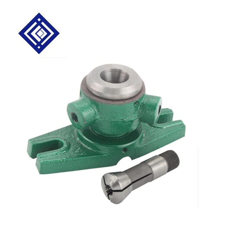 Vertical Type Manual Chuck Seat For 15/20/25/32# Chuck Dividing Vertical Pneumatic Chuck Head Instrument Lathe Chuck Clamp