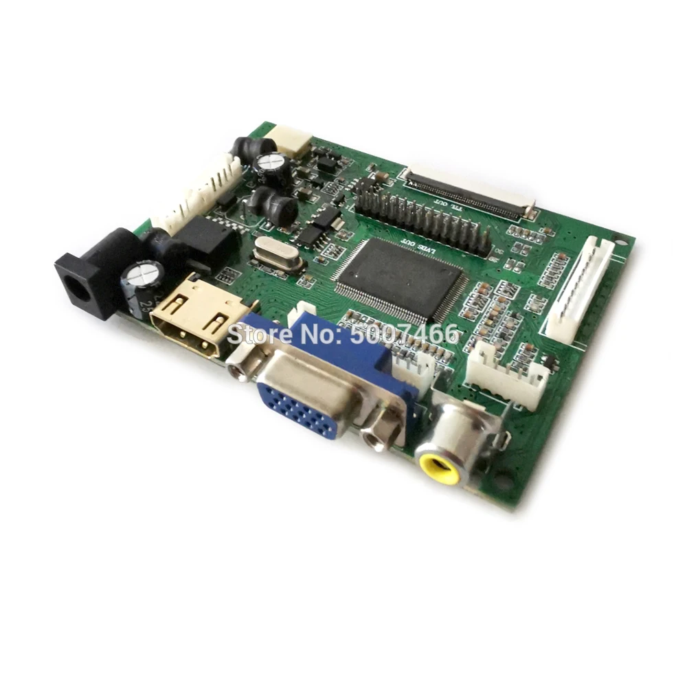 Imagem -03 - Vga Mais 2av Display Lcd Lvds Matriz de 20 Pinos Ajuste G150x1 Ht150x02 Qd15xl02 Qd15xl13 Controlador Placa de Unidade Kit Faça Você Mesmo 1024*768 2-ccfl