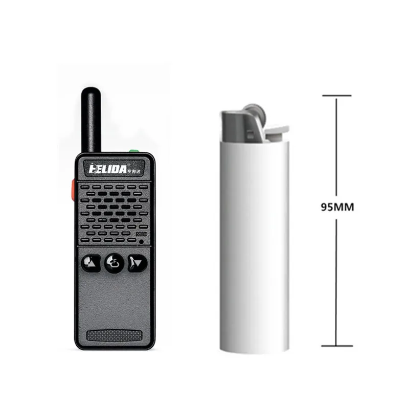 HELIDA-Walkie Talkie portátil, radio bidireccional, 400-520MHz,-MHz