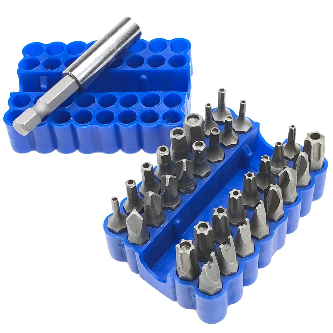 33 قطعة Torq Torx عرافة ستار المفك الصلبة طقم مفك براغي أداة اليد برهان بت مجموعة مع 1/4 "6.35 مللي متر حامل مغناطيسي