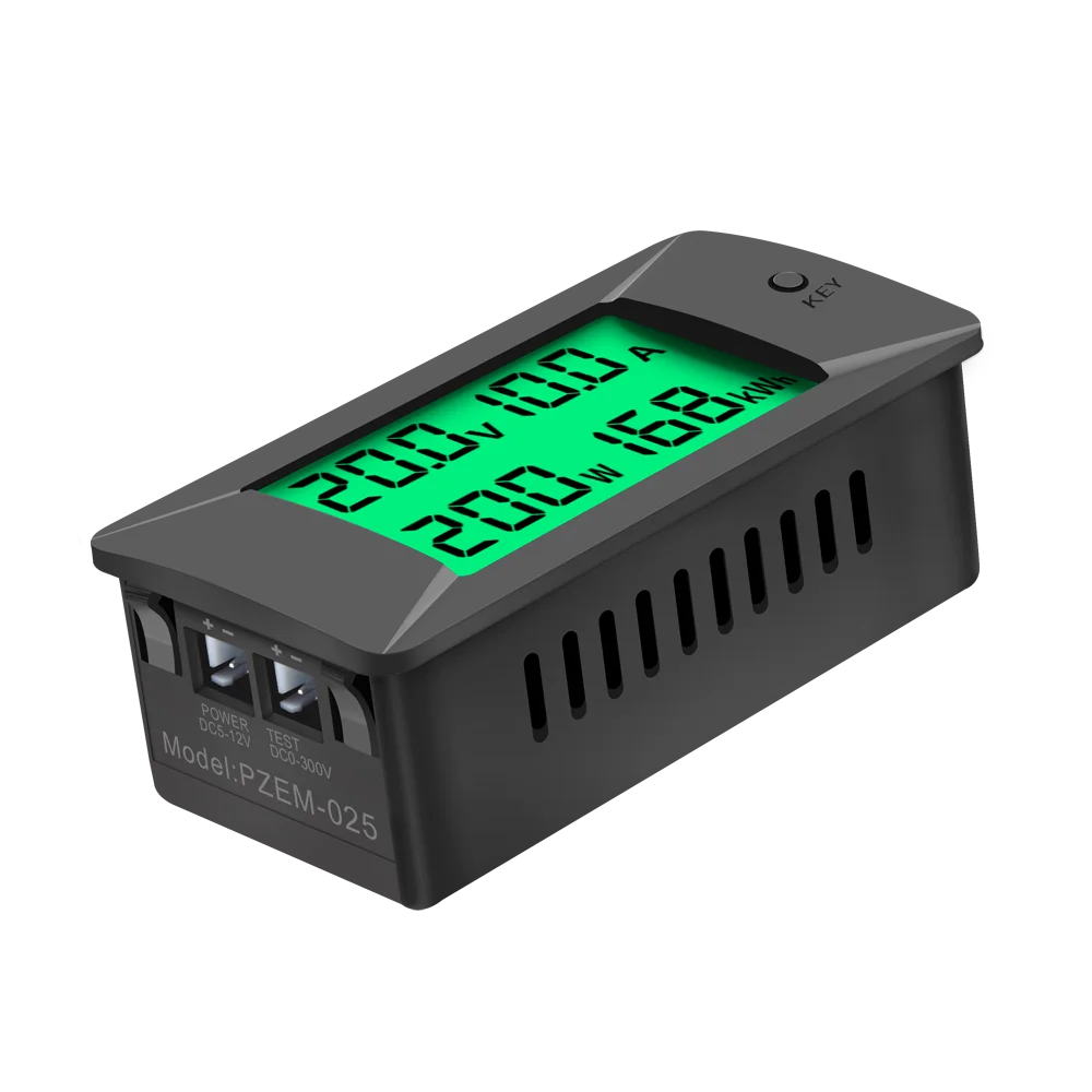 4IN1 DC Цифровой Измеритель постоянного тока 0 ~ 300V ± 50A 100A 200A 300A Voltmter Амперметр Мощность электрической энергии заряда-разряда тестер 12V Мощность