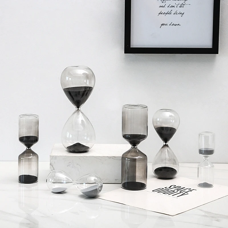 Modern Simplicity Hourglass Timer Multiple Specifications 5/15/30 Minute Living Room Wine Cabinet Home Decoration