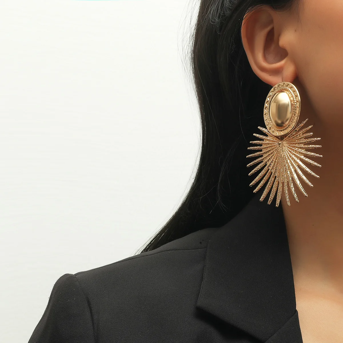 Modern Women\'s Earrings 2021 Unusual Earrings Korean Fashion Irregular Gold Boho Vintage Jewelry-Accessories Women Jewelry