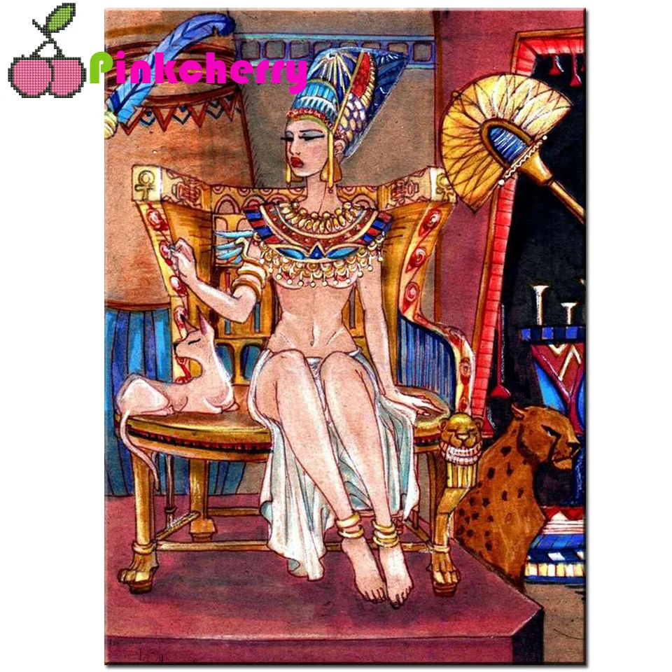 Cleopatra, Queen 5d DIY Diamond Painting Set Full Drill Picture Art Diamond Paint Mosaic Embroidery wall Decor k480