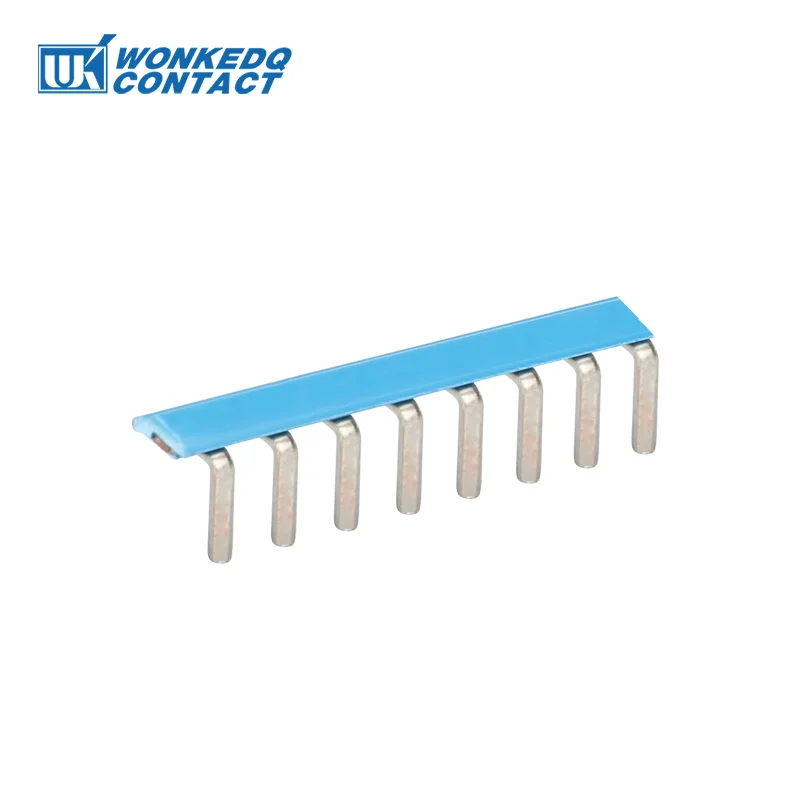 1Pc EB80-DIK Bar 80 Seat 50cm Jumpers For DIKD1.5 Connector DIN Rail UK Terminal Block Accessories Insertion Bridge EB 80-DIK