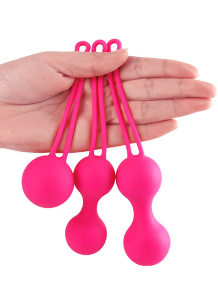 Beads Vaginal Ball Sex Toys for Women Silicone Smart Geisha Kegel Ball Simulator Vagina Chinese Ben Wa Ball Tightening Exerciser