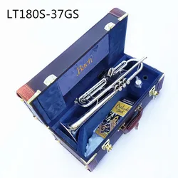 High Quality LT180S-37GS Bb Trumpet Brass Musical Instruments Silver Plated Bb Trumpet With Mouthpiece Gloves Case