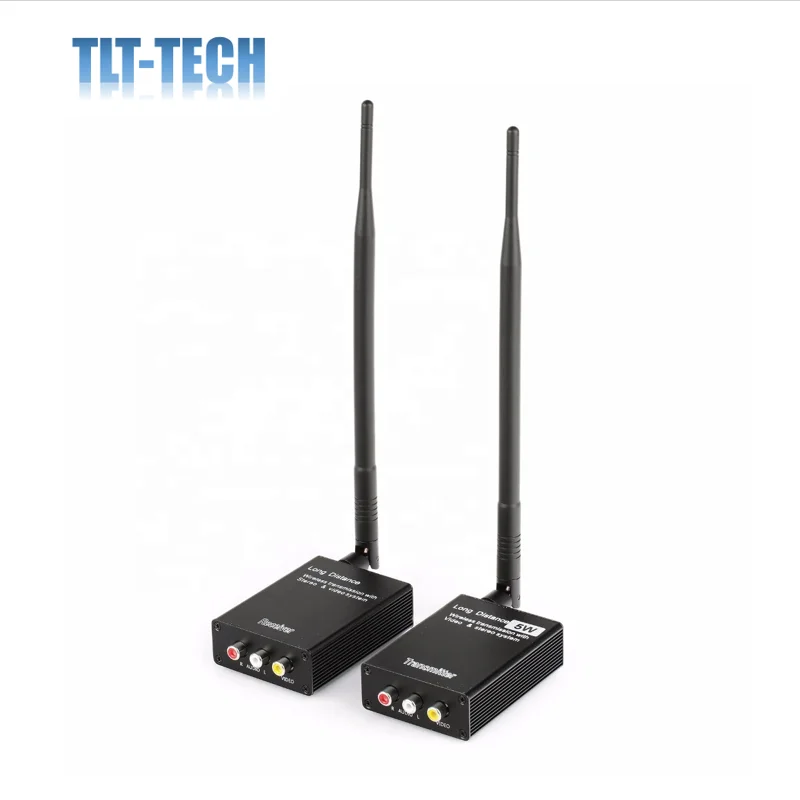 TLT-TECH 2.4GHz 5W 5000mw Mini Wireless Video Transmitter And Receiver Long Range Portable Mobile Hz Wireless Transmission