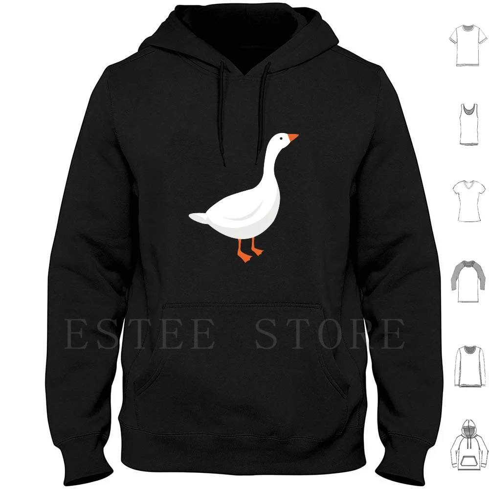 Untitled Goose Hoodies Long Sleeve Goose Untitled Untitled Goose Game Geese Bird Birds Animal Animals Cartoon Cartoons