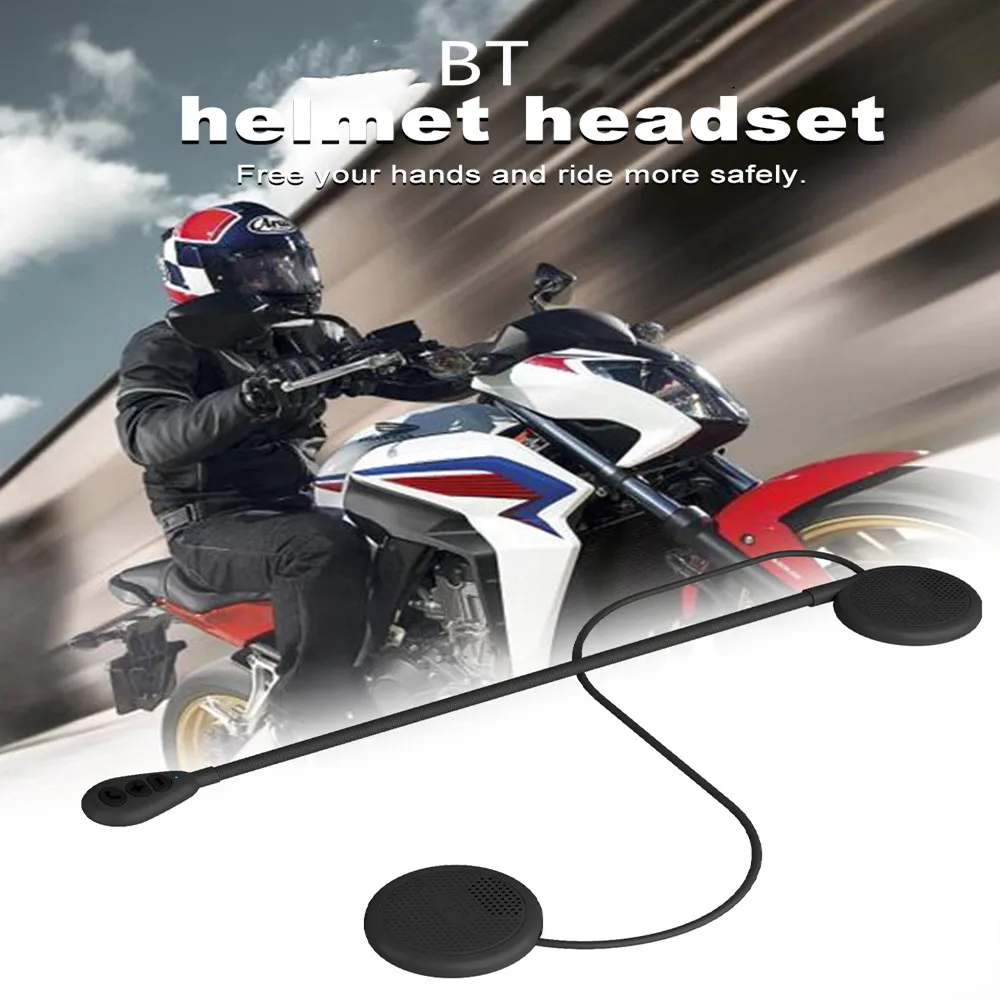 

Moto Helmet Headset Bluetooth-compatible5.0 Ultra-thin Motorcycle Earphones Wireless Speaker Headphone Handsfree Call Music Play