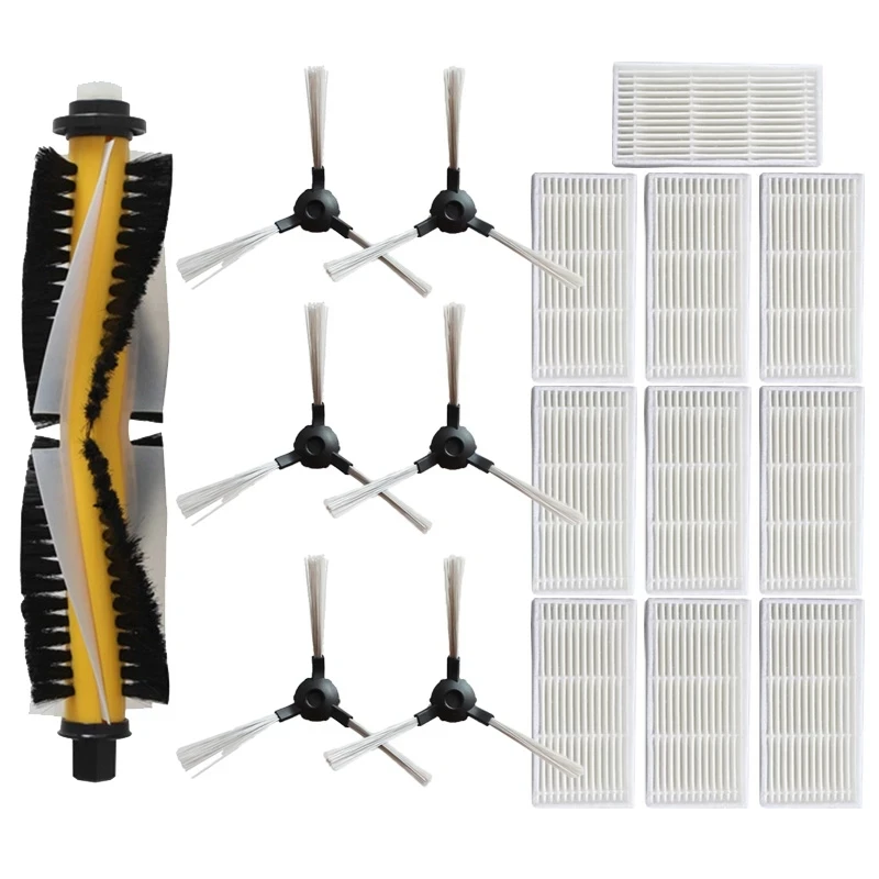 Новая 1 * основная щетка + 6 * боковая щетка + 10 * Haipa для пылесоса Proscenic SUZUKA