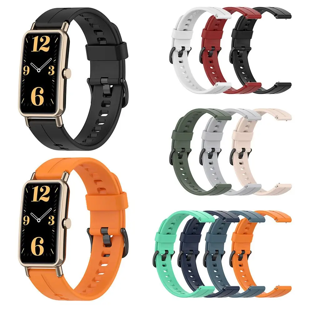 Zachte Siliconen Band Voor Huawei Horloge Fit Mini Armband Vervanging Smart Horloge Polsband Voor Huawei Fit Mini Horloge Band Correa