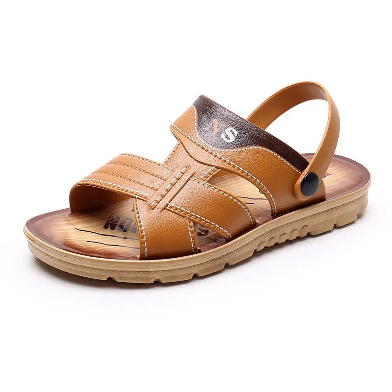 Summer Mens Sandals New Korean Beach Fashion Breathable Dual-use Sandals Unisex Sandals Couple Older Sandals