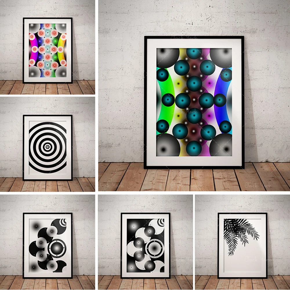 

Abstract Art, Colourful Print, Original Art, Abstract Shapes, Circles, Original Wall Art, Poster, Psychedelic Prints, Home Decor