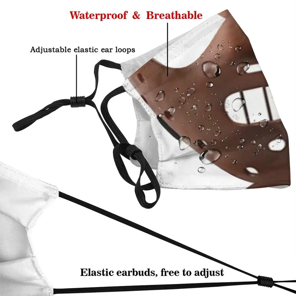 Hannibal Lecter Masker Print Wasbare Filter Anti Dust Mond Masker Hannibal Lecter Grappig