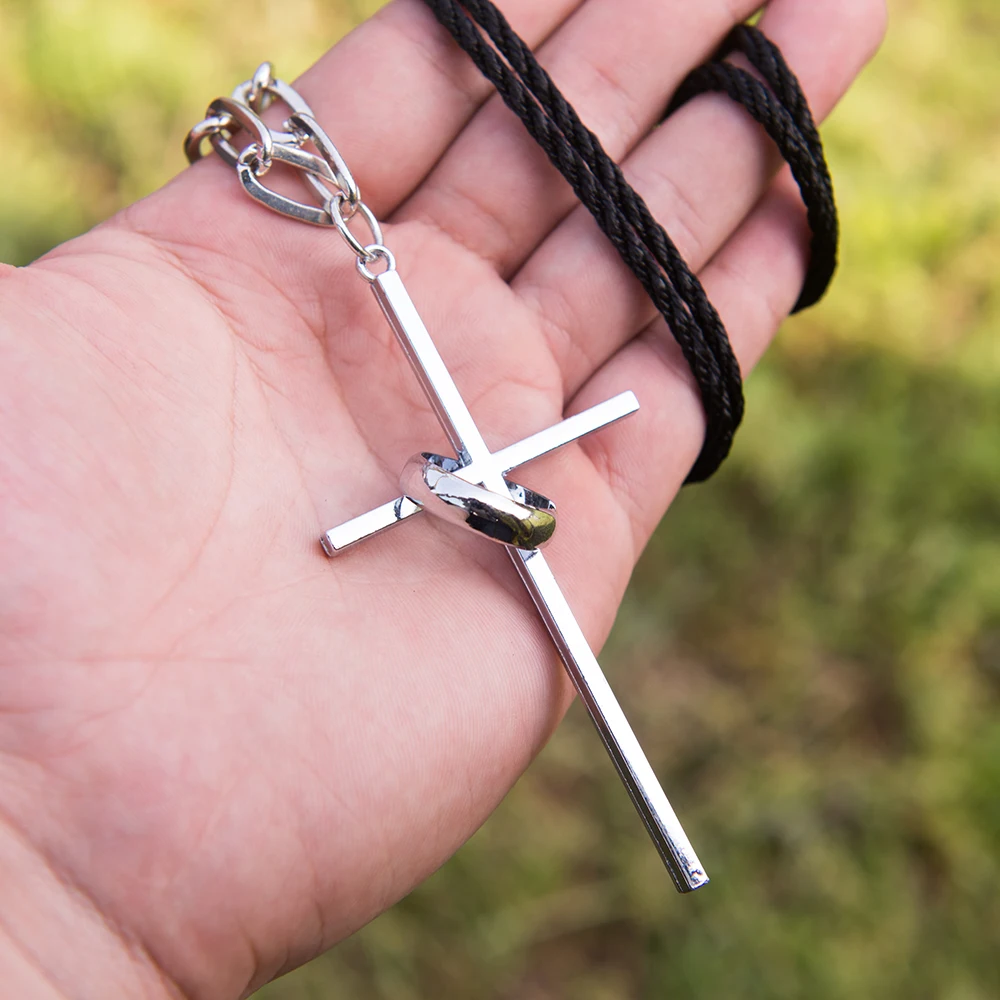 Car Pendant Jesus Crucifix Cross ring Ornaments Charms Rearview Mirror Decoration Hanging Auto Decor Cars Accessories Hot Gifts