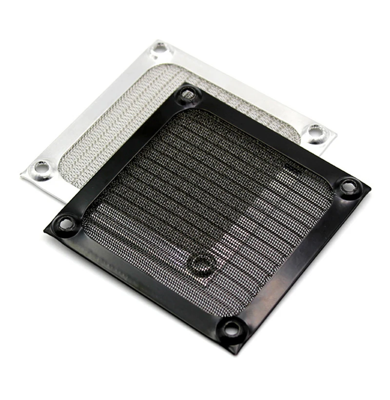 Gdstime Thickened Aluminum Dustproof Fan Filter 60mm 80mm 90mm 120mm Dust Cover Computer PC Case Grill Guard With Screws