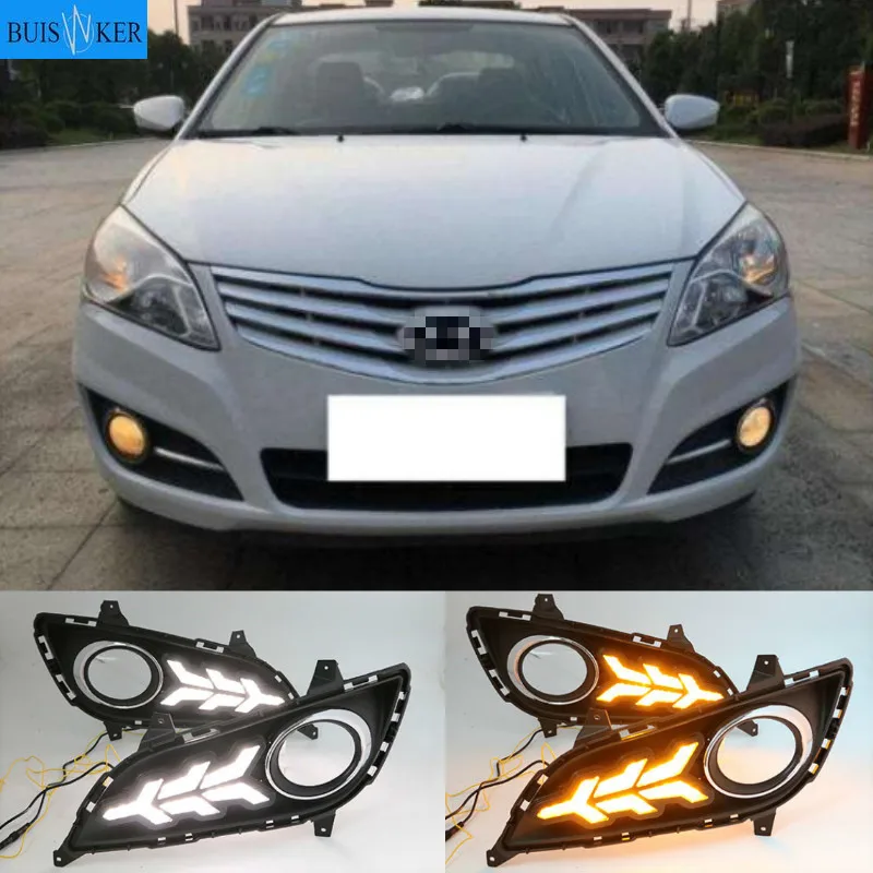 

2pcs For Hyundai elantra 2011-2016 LED DRL For elantra High brightness guide LED DRL led fog lamps daytime running lights