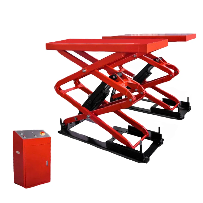 

SM-X30DCy 380V or 220V Double-stretch single scissor lift(Underground type)