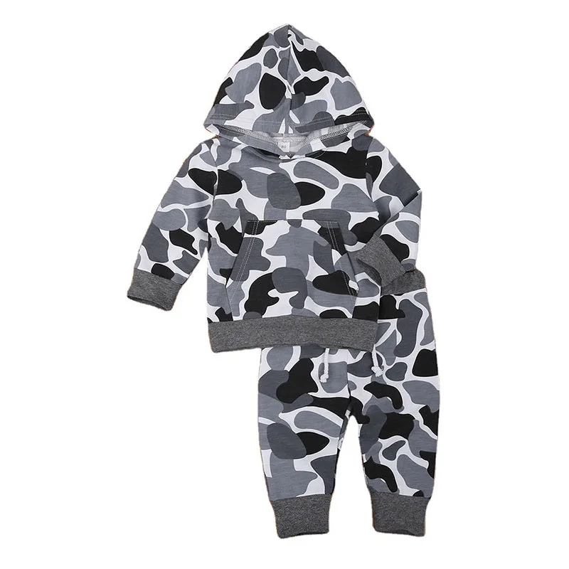 

Children's Fashion Clothes Suits Boys Baby Autumn Casual Clothing Hooded Jacket Pants Two Piece Set Toddler Costume Tracksuits