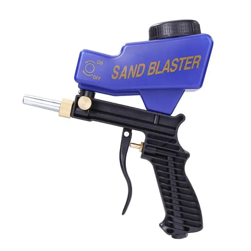 HOLDWIN  Portable Sand Blaster Gun Kit Multipurpose Sandblasting Tool Complete with Connector Blasting Nozzle