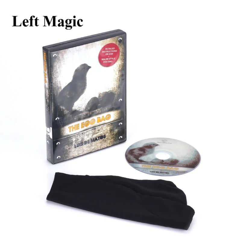 EMC The Egg Bag (DVD And Gimmick) - Magic Tricks Accessories Mentalism Stage Close Up Comedy Magia Toys Joke Classic