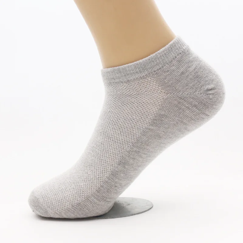 Mens Socks Big Large Plus Size Oversize Casual Business Short Ankle Socks White Black Summer Mesh Cotton Sox Calcetines Hombre