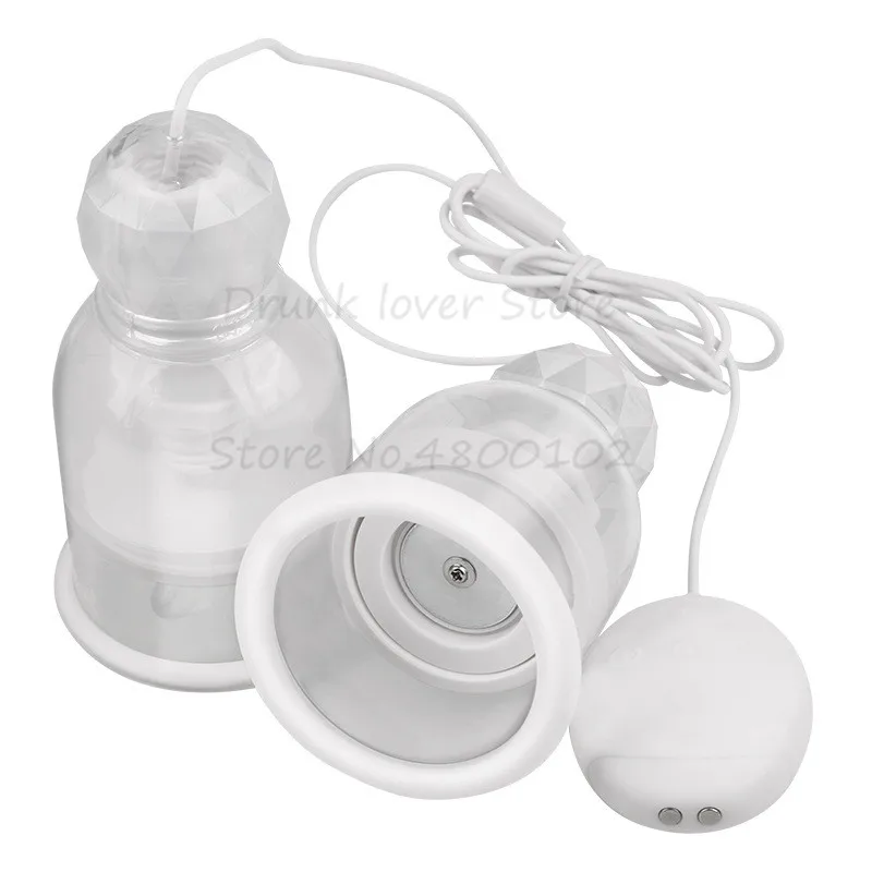 2021 Japan Rotate Stimulation Licking Nipple Breast Enlargement Vibrator Breast Pump Bra Massager Famale Masturbation Sex Toys