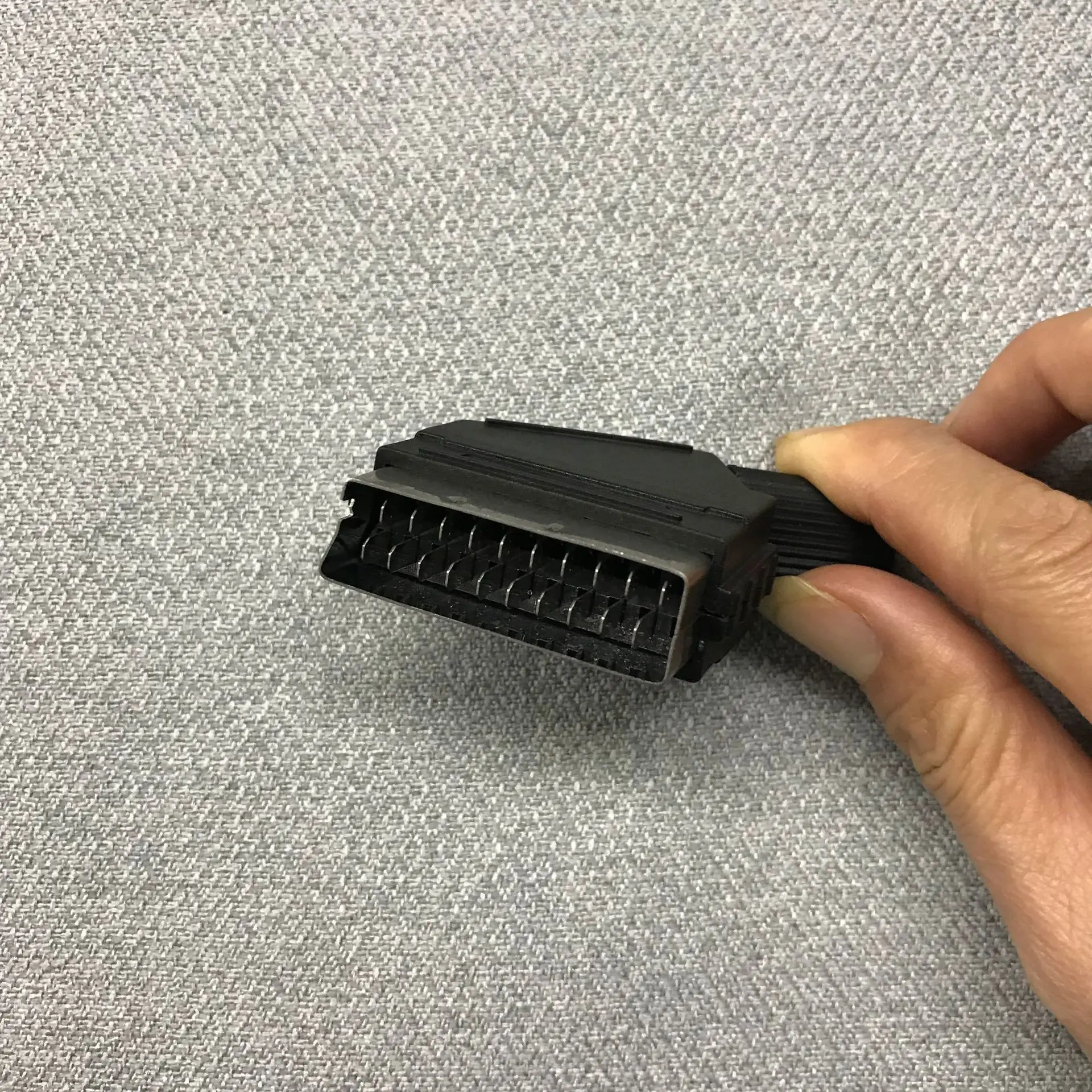 10pcs a lot Scart 21 pin EU plug male connector Connect Port Socket Interface Connector slot