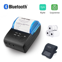 Portable Mini Bluetooth Printer Wireless Thermal Receipt Ticket Printer For Mobile Phone Window 58mm 2inch pos Machine