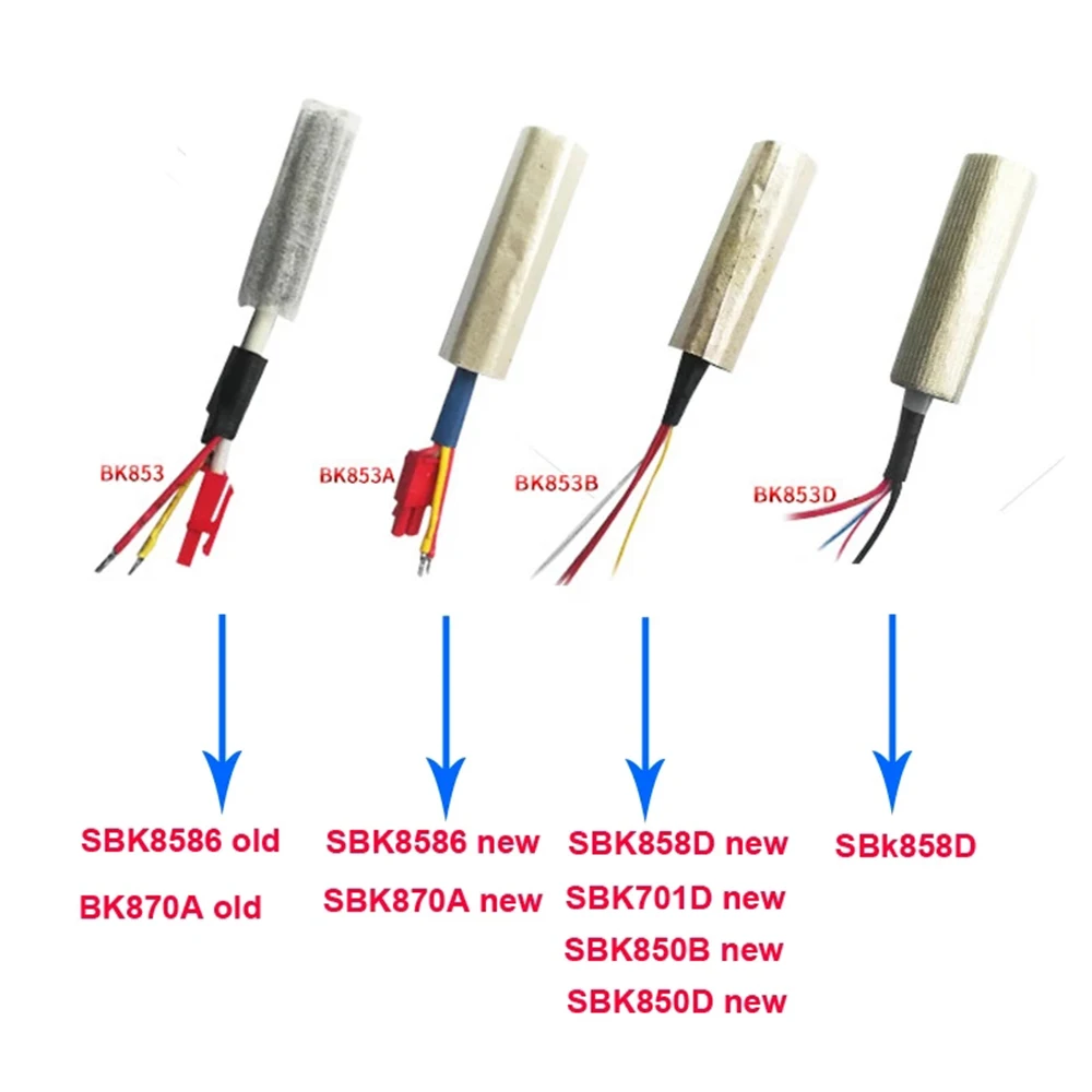 Imagem -06 - Núcleo de Aquecimento para Sbk8586 Bk870a Sbk858d Sbk701d Sbk850b Sbk850d Desoldering Estação Elemento de Aquecimento Substituição Bk853 Bk853a b d