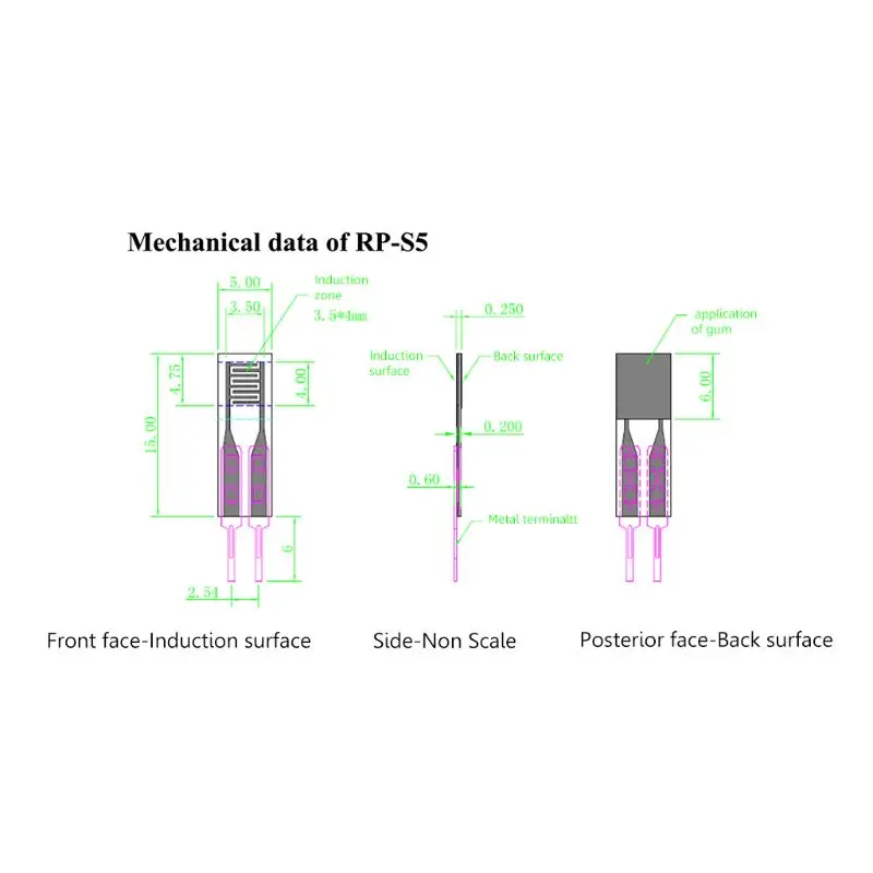 High Accuracy 10g-1kg Pressure Sensor Smart Flexible Thin Film Force Sensor Pressure Sensors