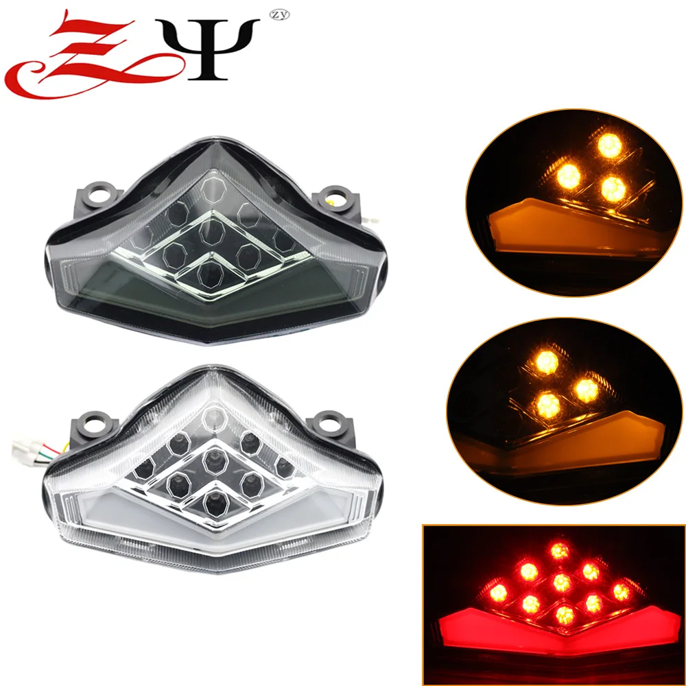 

Integrated LED Tail Light Turn Signal For Kawasaki ER-6N ER-6F Ninja650 2012-2016 Ninja400R 2014-2017