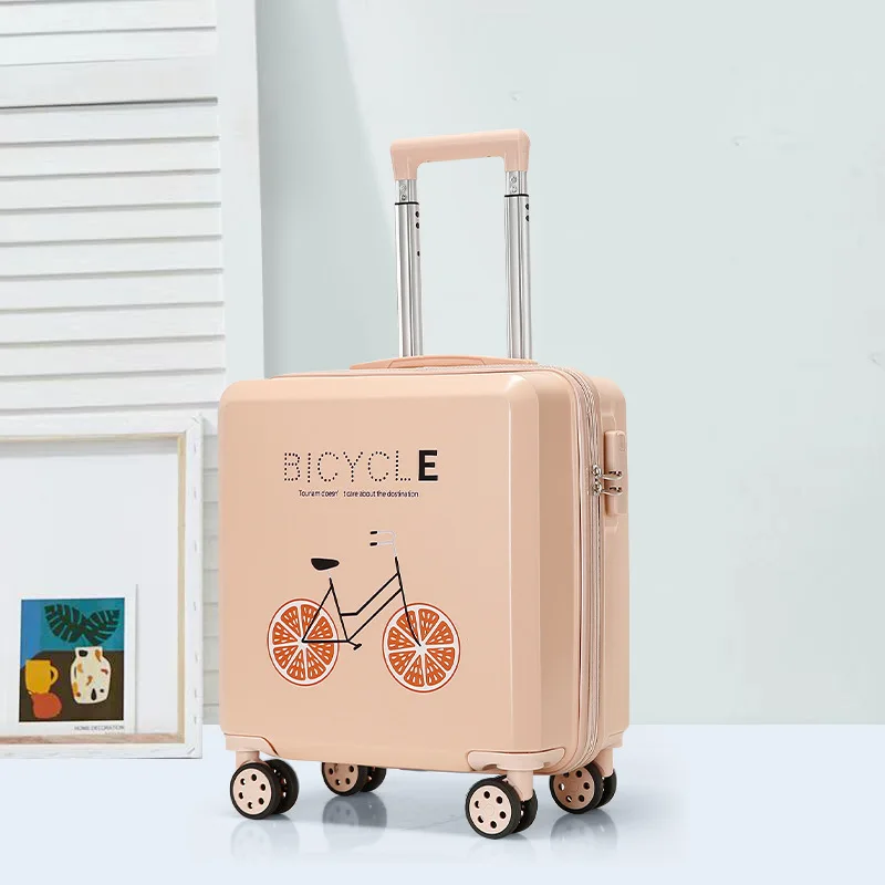 Nieuwe 18 Inch Cartoon Leuke Kids Rolling Pc Bagage Trolley Koffer Wachtwoord Lock Boarding Cabine Voor Jongens En Meisjes Gratis verzending