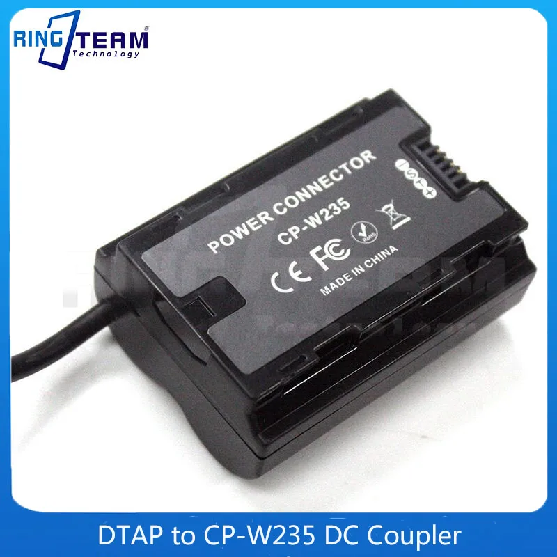 

10V-18V V-Mount D-TAP P-TAP to CP-W235 NP-W235 DC Coupler Type-C For Fujifilm X-T4 XT4 Digital Cameras