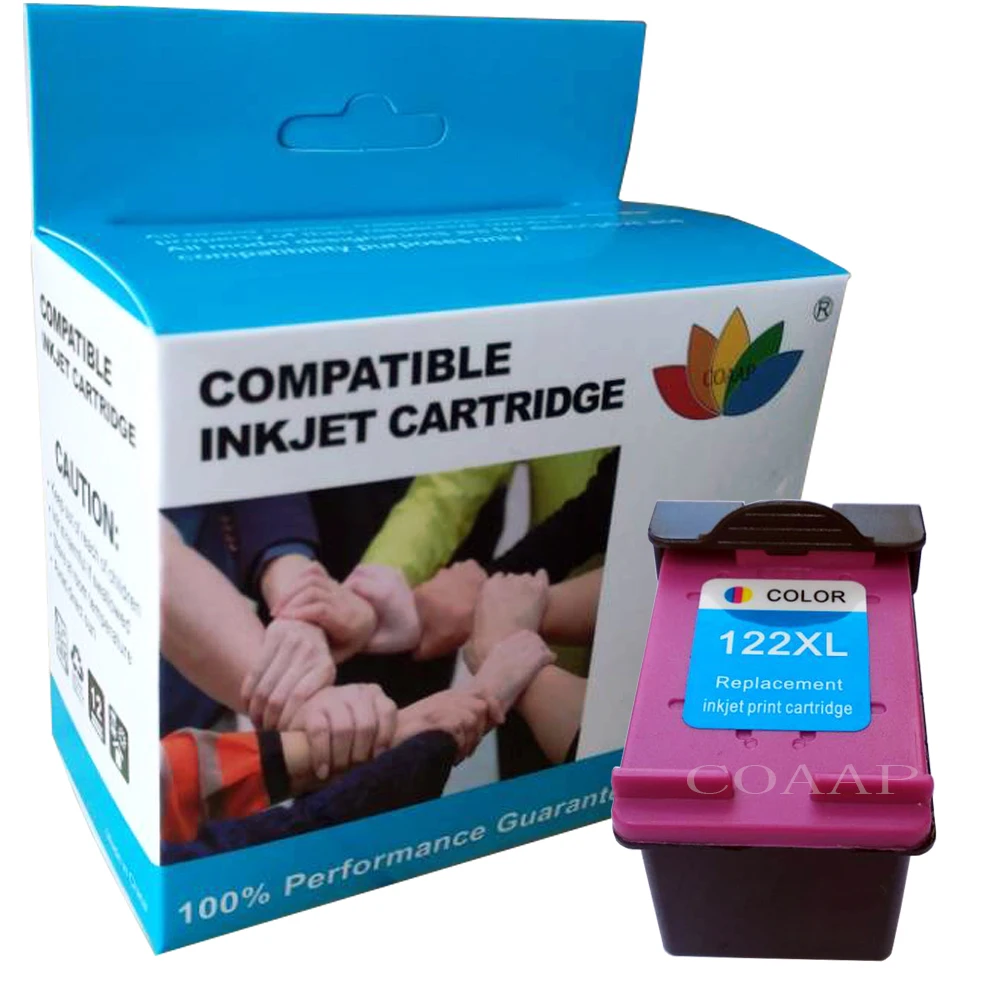 2 Compatible hp122 XL Ink Cartridge for HP 122 122XL Ink for Deskjet 1000 1050A 2000 2050 2050A 3000 3050 3050A 1510 Printer