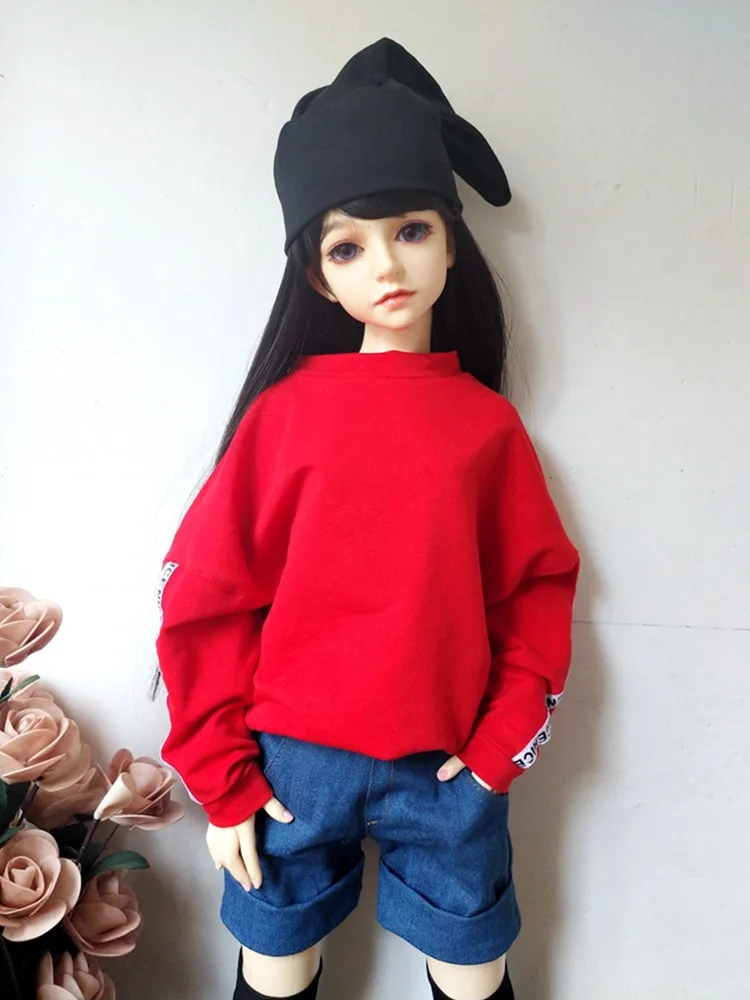1/3 1/4 1/6 Joint Doll Top DIY Fashion 30 40 60cm BJD SD DD Doll Clothes Hoodie Bjd Doll  Clothing Toy Accessories