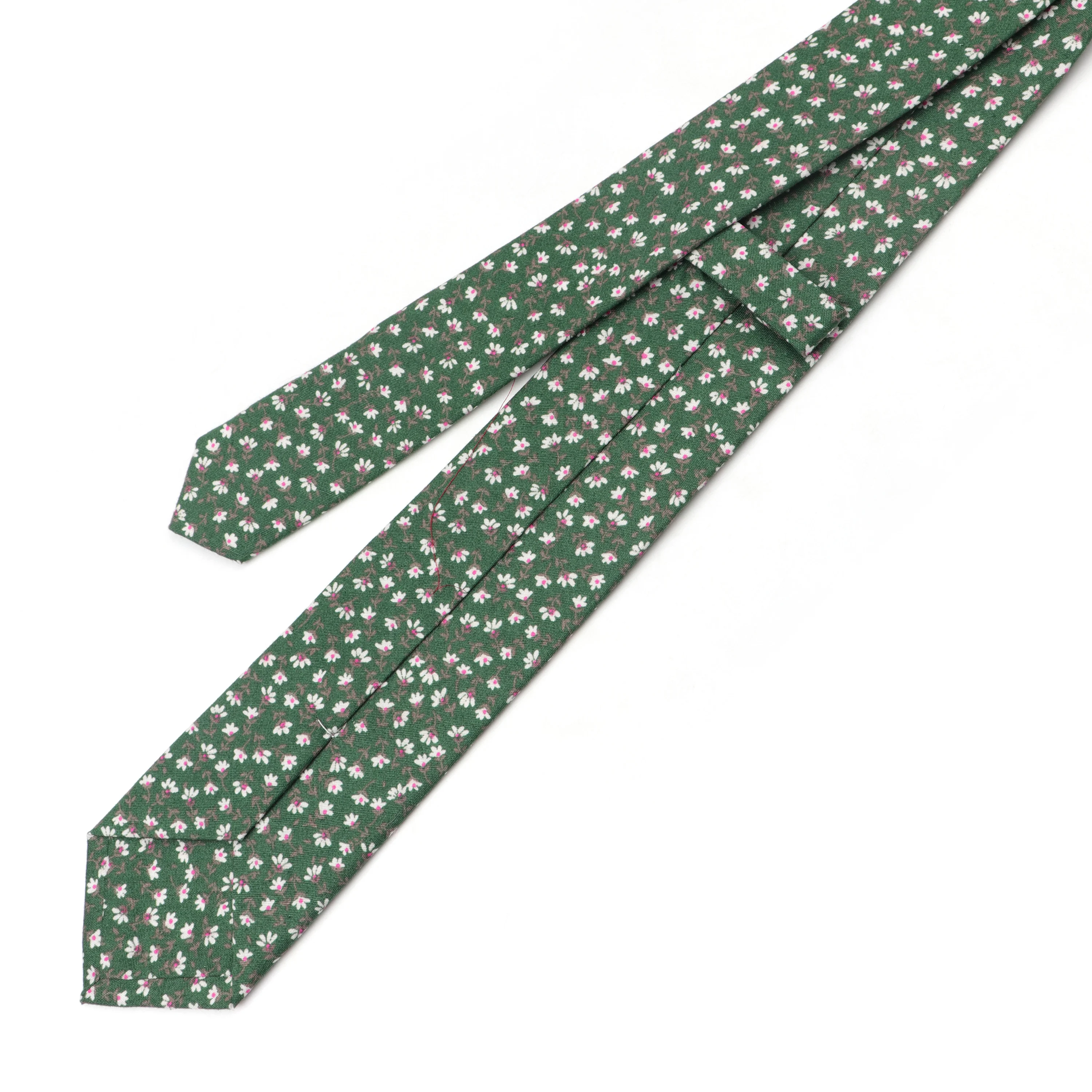 Brand New Men\'s Floral Tie 100% Cotton Casual Narrow Slim Nicktie Brisk Soft Texture Wedding Dinner Party Gravata Accessory Gift