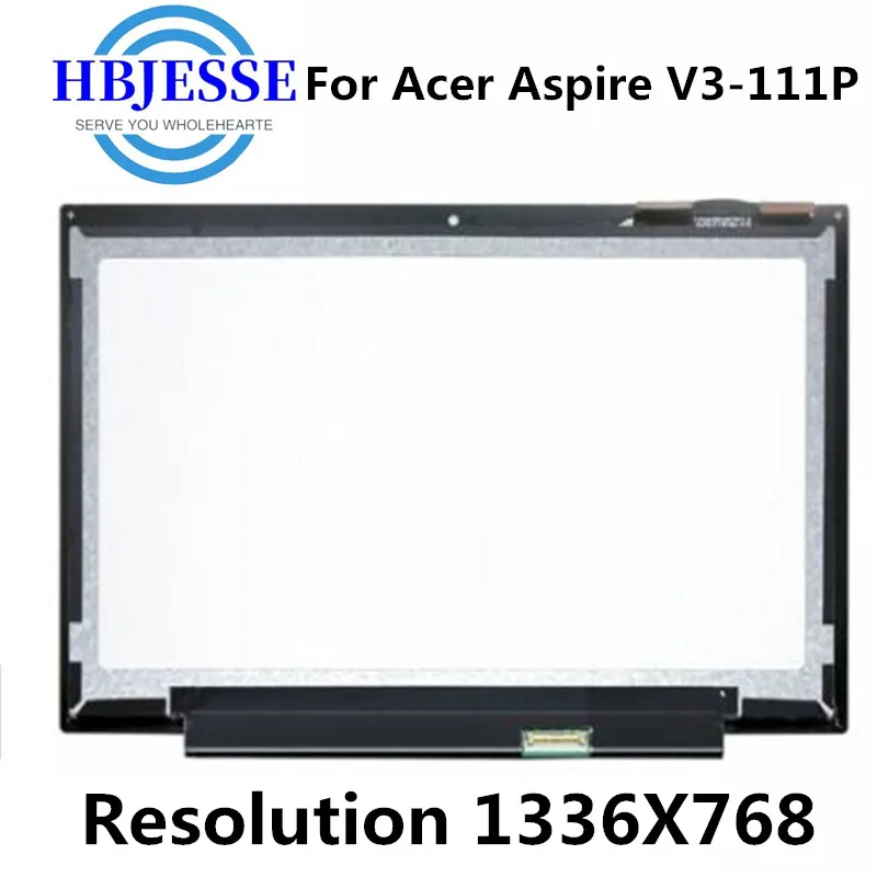 

Original 11.6'' LCD Touch Screen Digitizer Laptop Assembly B116XTN02.3 For Acer Aspire V3-111P V3-112P 1366x768