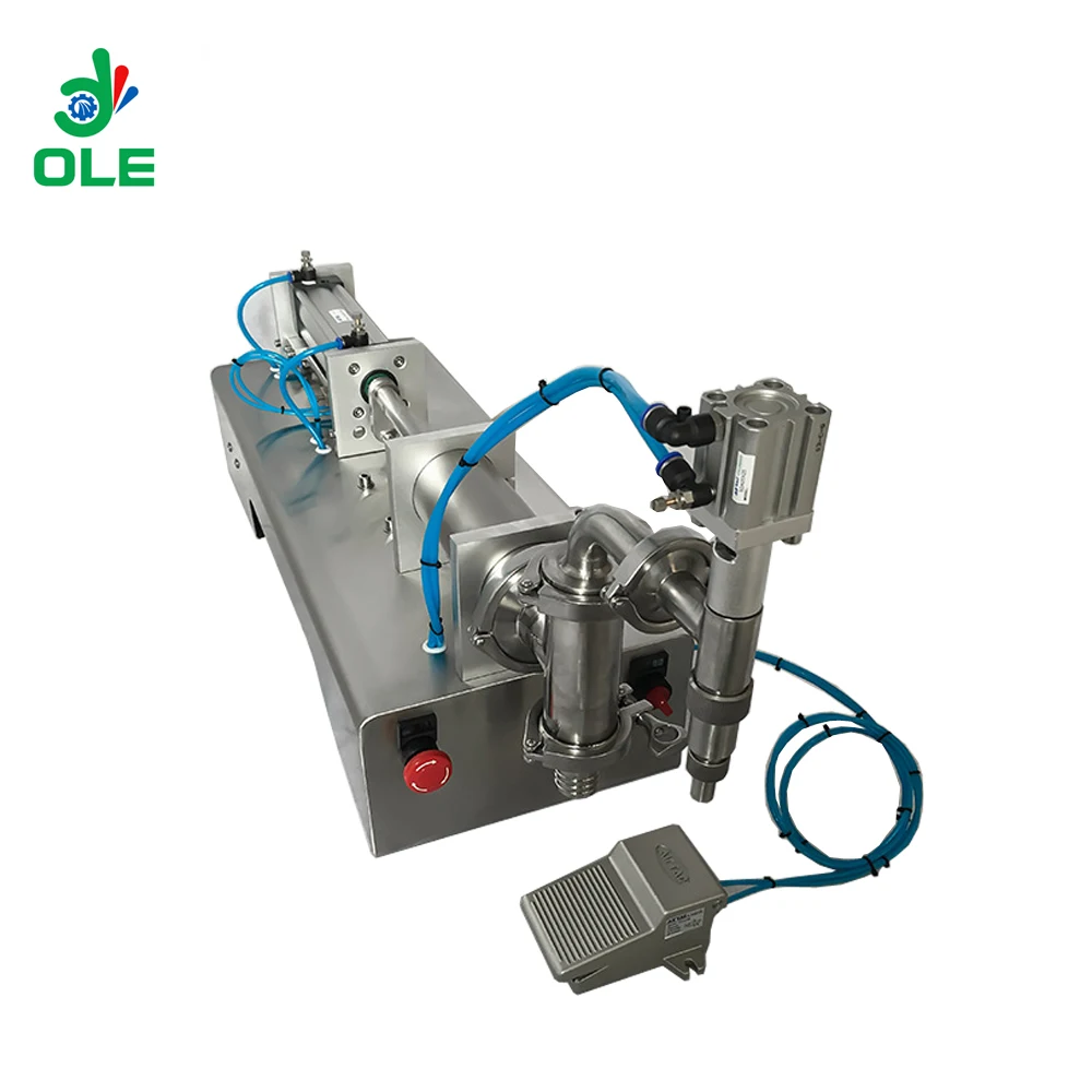 Máquina de llenado de zumo automática, suministro de fábrica, neumática