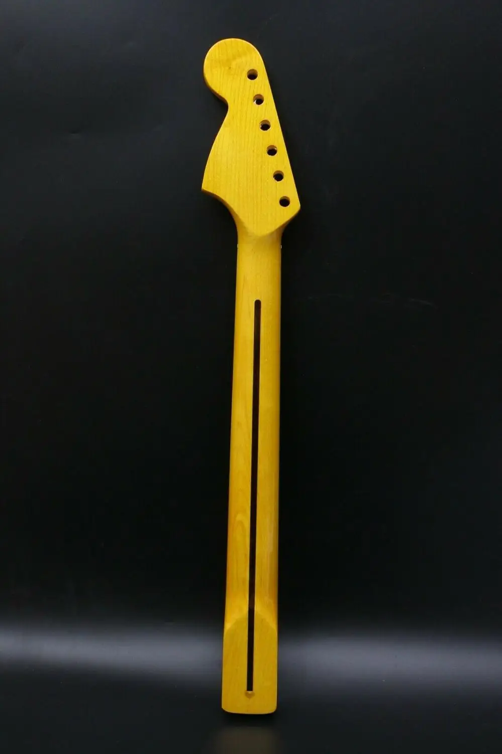 22Fret Guitar Neck 25.5inch Yellow Painting Block Inlay Canada Maple Big Head